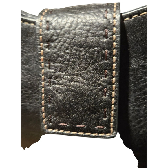 Fossil Black Leather Shoulder Bag One Size - Picture 6 of 16